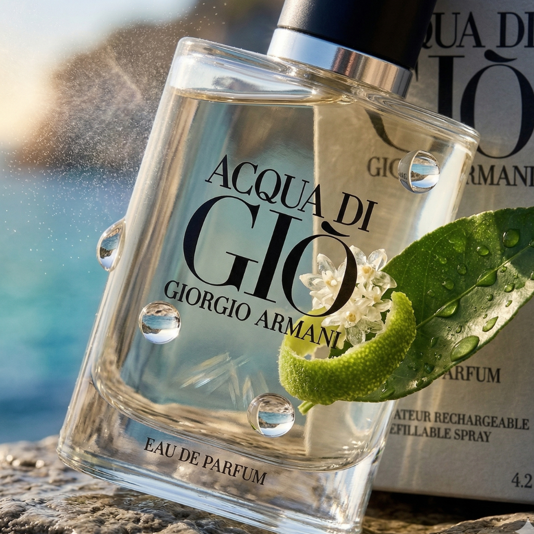 ACQUA DI GIO * Giorgio Armani 4.2 oz / 125 ml EDP Men Cologne Refillable